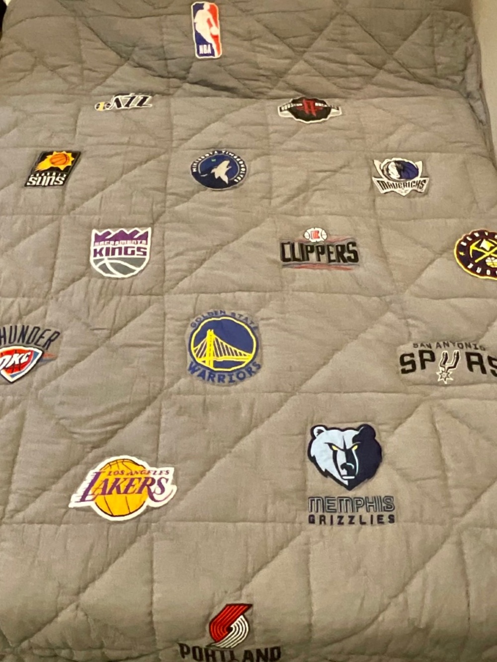 Pottery Barn Kids NBA Western Conference Twin Quilt and Sheet Set - Picture 8 of 9